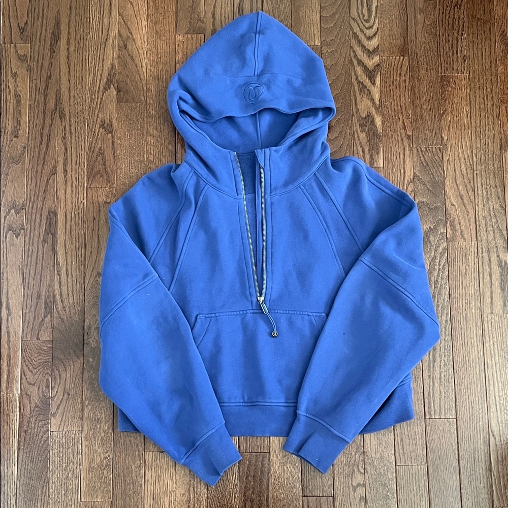 Lululemon Navy Scuba Oversized Half-Zip Hoodie